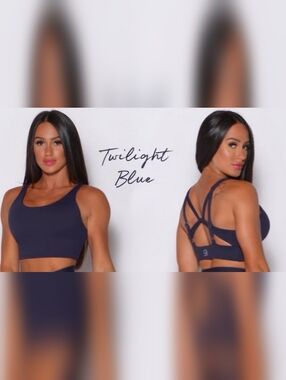 Bombshell Sportswear Twilight Blue Impact Sports Bra